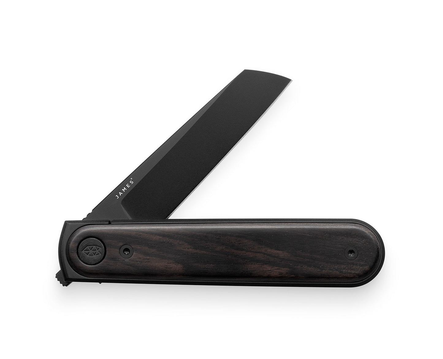 The ebony Duval flipper classic folding pocket knife.