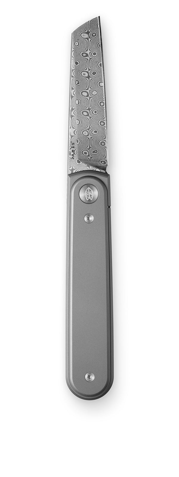 The Duval EDC folding flipper pocket knife, fully opened with the blade visible.