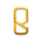 The Mehlville dual compartment EDC keychain carabiner in canary yellow.