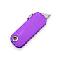 The Palmer utility box cutter knife with purple case.