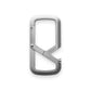 The Mehlville EDC keychain carabiner in titanium.