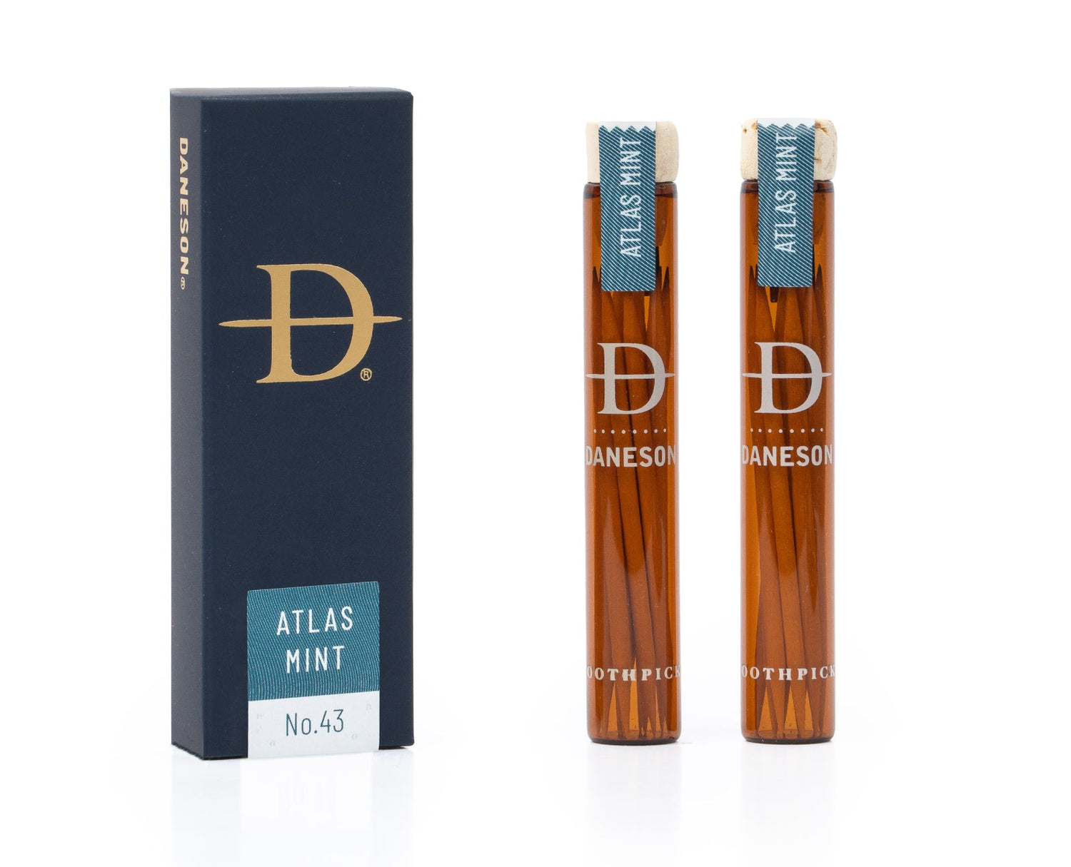 The 2 pack of Daneson atlas mint toothpicks.