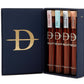 An open 4 pack of Danson flavored toothpicks displaying all the flavors.