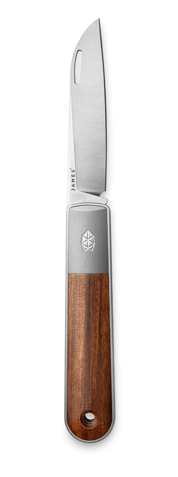 The Wayland classic barlow folding slip joint pocket knife, fully opened with the blade visible.