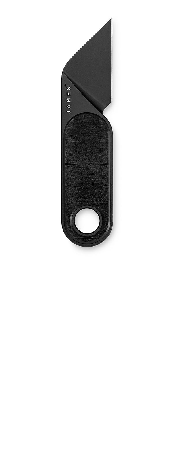 The Abbey mini fixed blade knife on a white background.
