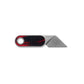 The Abbey mini fixed blade fixed blade knife with red tie dye vinyl.