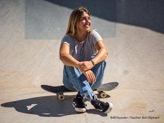 Brit Oliphant, founder of the Boards 4 Buddies organization.