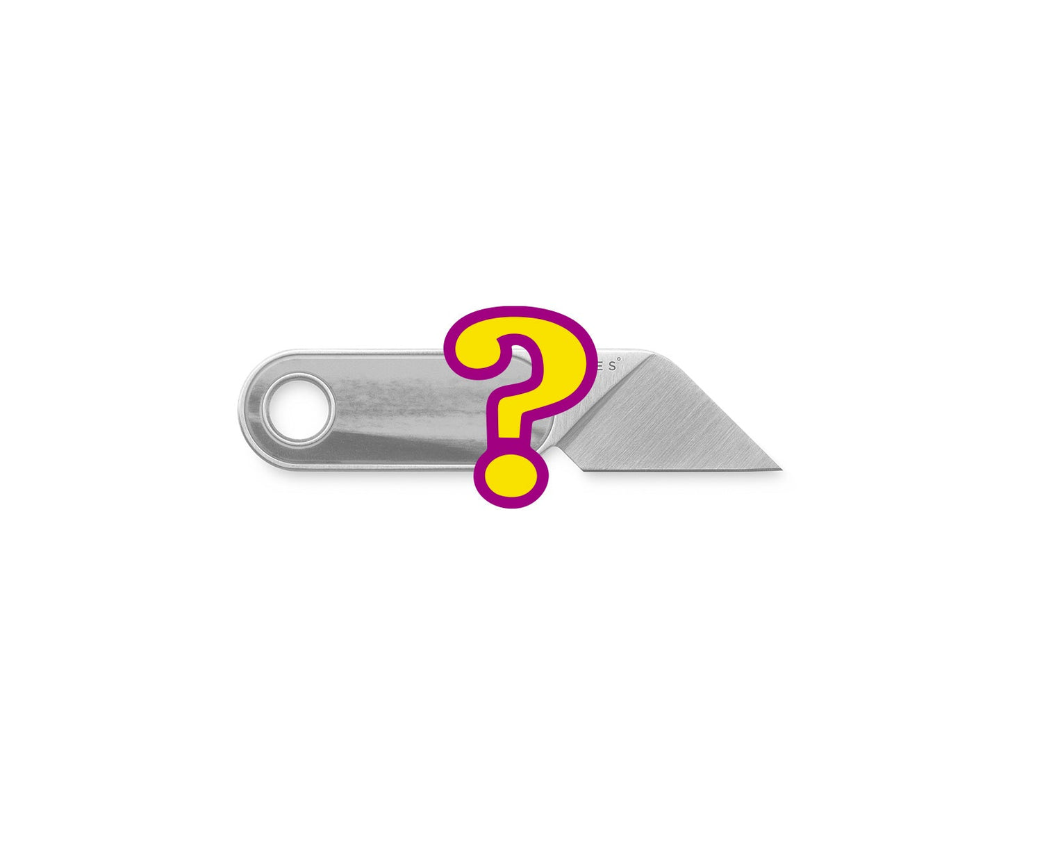 The mystery vinyl version of the Abbey EDC fixed blade mini knife.