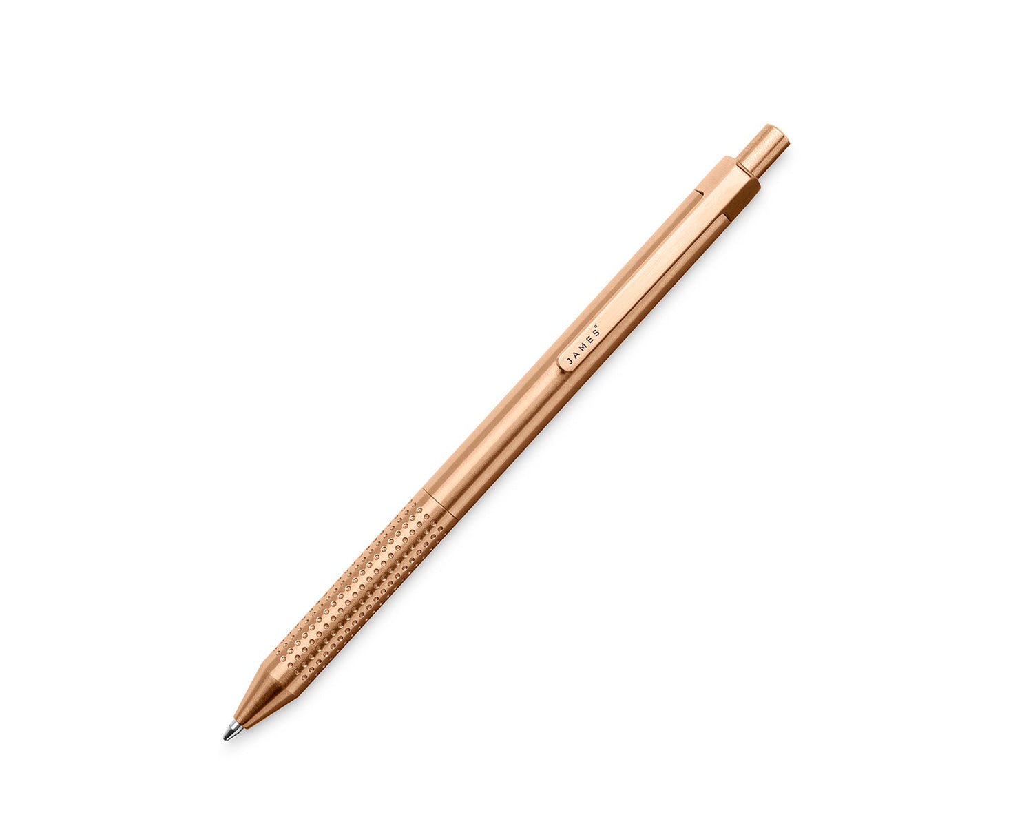 The rose gold Burwell EDC click pen.