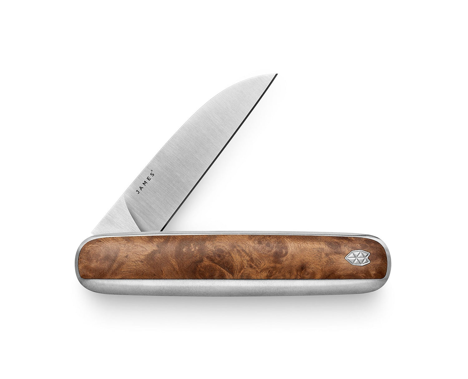 The sycamore wood Pike traditional slip joint gentlemen's folding pocket knife.
