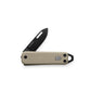 The Elko EDC keychain slip joint folding pocket knife in coyote tan.