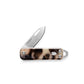 The Elko pocket knife in desert tortoise eco-acetate.