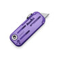 The Palmer Clear EDC utility box cutter knife in atomic purple.