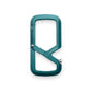 The emerald Mehlville keychain EDC carabiner.