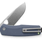 The Folsom Pro EDC folding liner lock pocket knife in Tidal Blue.