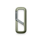 The Madison EDC keychain carabiner in grove and black.