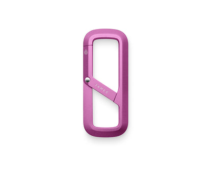 The Madison EDC keychain carabiner in purple haze.