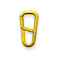 The Hardin EDC keychain carabiner in canary.