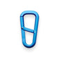 The Hardin EDC keychain carabiner in cerulean blue.