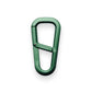 The Hardin EDC keychain carabiner in dark green.