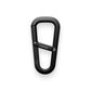 The Hardin EDC keychain carabiner in black.