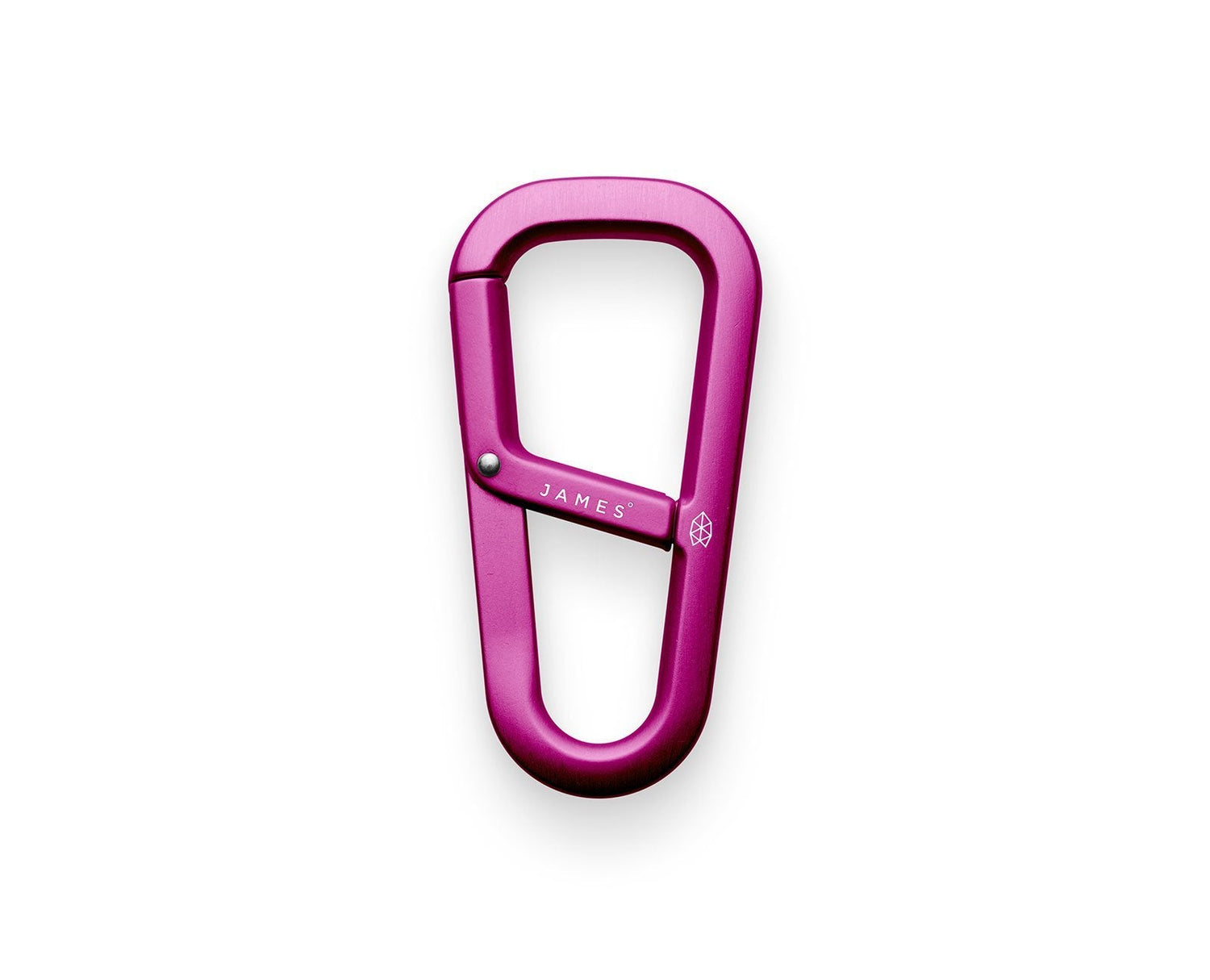 The Hardin EDC keychain carabiner in purple.