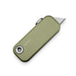 The Palmer utility box cutter knife with OD green colored case.